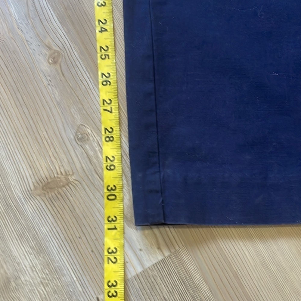 Talbots Heritage Straight Leg Chinos Pants Navy Size 6 Casual Travel Neutral - Picture 10 of 13